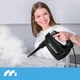 Ручний пароочисник MalTec HDS3550W-PRO для дому та авто, 1350 Вт, 550 мл, IPX4, 6 насадок та аксесуарів, чорний. - зображення 9