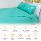Літній постільний комплект MirSon №2465 BamBoo 11-2208 Mint ковдри 2 х 155х215 см + наволочки 2 х 50х70 см + простирадло 220x240 см (2200003096569) - зображення 2
