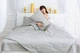 Летний постельный комплект MirSon №2476 Шерсть 16-5703 Light Gray одеяло 140х205 см + наволочки 2 х 50х70 см + простынь 150x220 см (2200003097306) - изображение 6