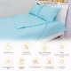 Летний постельный комплект MirSon №2499 Silk Kapok 12-4608 Lucretia одеяло 110х140 см + наволочки 2 х 40х60 см + простынь 110x160 см (2200003098655) - изображение 2