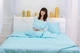 Летний постельный комплект MirSon №2499 Silk Kapok 12-4608 Lucretia одеяло 110х140 см + наволочки 2 х 40х60 см + простынь 110x160 см (2200003098655) - изображение 6