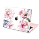 Чехол пластиковый для Apple MacBook Air 13 M2 M3 M4 M5 2022-2026 (Акварельные пионы на белом) A2681/A3113/A3240/A3449 макбук эйр 13.6" аир - изображение 6