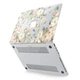 Чехол пластиковый для Apple MacBook Air 15 M2 M3 M4 M5 2023-2026 (Акварельные цветы бежевые) A2941/A3114/A3241/A3448 макбук - изображение 2