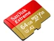 Карта пам'яті SanDisk 64 GB microSDXC UHS-I U3 V30 A2 Extreme (SDSQXAH-064G-GN6MN) - зображення 2
