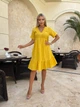 Жіноча літня муслінова сукня з воланом Uaclothes 48-52 Жовтий (like32681-128881361) - зображення 1