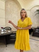 Жіноча літня муслінова сукня з воланом Uaclothes 48-52 Жовтий (like32681-128881361) - зображення 2