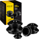 Вакуумные китайские антицеллюлитные массажные банки 4FIZJO для тела 4 шт Black (P-5907739314918) - изображение 1