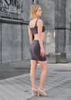 Женский комплект топ юбка летний стаф базовый Staff le dark gray S (337352) - изображение 2