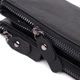 Практичный кожаный кошелек на три отделения ST Leather bg231fash11 Черный - изображение 8