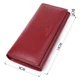 Элегантный кошелек у два сложения из натуральной кожи ST Leather bg230fash65 Бордовый - изображение 7