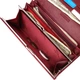 Элегантный кошелек у два сложения из натуральной кожи ST Leather bg230fash65 Бордовый - изображение 13