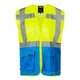 Жилет сигнальный Sizam COVENTRY (XXXL, синий) со световозвращателями (25522) - изображение 1