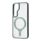 Чехол противоуданый с поддержкой MagSafe WAVE Premium Attraction Case для Samsung Galaxy S24 Green - изображение 1