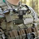 Крепление из алюминия на стропы Молли (Molle) + быстросъемный адаптер для экшн-камер GoPro, DJI Action на бронежилет (10451) - изображение 4