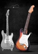 3D пазл Металлический Гитара Electric Lead Guitar - изображение 6