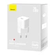 Мережевий зарядний пристрій Baseus GaN5 Fast Charger(mini) 1C 20W EU White (CCGN050102) - изображение 2