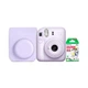 Набор камера моментальной печати Fujifilm Instax Mini 12 Purple + чехол + фотопленка 10 шт - изображение 1
