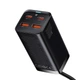 Мережевий зарядний пристрій Baseus GaN3 Pro 100 Вт PD+QC 2 × USB Type-C + 2 × USB-A чорний - зображення 7