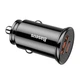 Автомобільний зарядний пристрій Baseus Circular A+C 30W Black (CCALL-YS01) - зображення 5