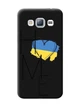 Матовий чорний чохол на Samsung Galaxy J3 / J310 :: Дім Україна (принт 353) - зображення 1