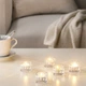 Ароматические свечи таблетки IKEA SINNLIG Ваниль 30 шт х 4 часа горения чайные декоративные аромасвечи - изображение 4