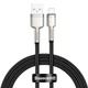 Кабель Baseus Cafule Series Metal Data Cable USB to IP 2.4A 1m Black (CALJK-A01) - изображение 1