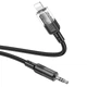 Аудиокабель HOCO UPA27 iP to 3.5mm male, nylon braid, 1.2m, Black 6942007612524 - изображение 3