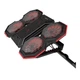 Подставка для ноутбука MARVO CoolingPad FN-41, 2USB, 9-17.3", black - изображение 4