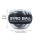 Эспандер Gyro Ball Без бренда Кистевой гироскопический 19-56 кг Черный (1012-306-01) - изображение 2