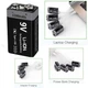 Аккумулятор BauTech перезаряжаемый 9V Крона Li-Ion 1100 мАч с Type-C Чёрный (1015-935-00) - изображение 4