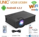Домашний мини проектор uc68 wifi мультимедийный проектор для фильмов и презентаций - изображение 6