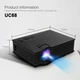 Домашний мини проектор uc68 wifi мультимедийный проектор для фильмов и презентаций - изображение 13