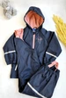 Дождевик детский костюм на флисе Lupilu 98-104 см грязепруф 082884/082211 - изображение 4