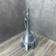 Статуэтка Родина Мать 30 сантиметров Шелковый пластик Серебро 3d-0001 - изображение 3