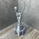 Статуэтка Родина Мать 30 сантиметров Шелковый пластик Серебро 3d-0001 - изображение 4