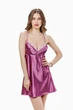 Ночная рубашка женская из атласа Felisiya Lingerie Лиловый 15-105 L (2000000534015) - изображение 1