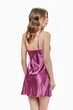 Ночная рубашка женская из атласа Felisiya Lingerie Лиловый 15-105 L (2000000534015) - изображение 2