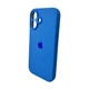 Чохол для смартфона Silicone Full Case AA Camera Protect for Apple iPhone 16 3,Royal Blue (FullAAi16-3) - изображение 4
