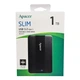 PHD External 2.5'' Apacer USB 3.2 Gen. 1 AC237 1Tb Black (color box) (AP1TBAC237B-1) - зображення 2