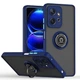 Чехол Fiji Colorframe для Xiaomi Redmi Note 12 матовый бампер с кольцом подставкой Dark Blue - изображение 1
