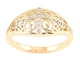Каблучка Xuping Позолота 18K "Напис «Спаси і Збережи» з Хрестом» (260925) р.18.5 - зображення 1