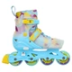 Роликовые коньки с комплектом защиты Banwei 230 размер 39-42 Light Blue-Multicolor - изображение 5
