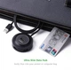 USB-Хаб Ugreen USB Hub 4-port 1м USB 2.0 Пасивний, CR106 Чорний (20277) - зображення 4