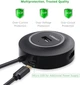 USB-Хаб Ugreen USB Hub 4-port 1м USB 2.0 Пасивний, CR106 Чорний (20277) - зображення 5