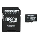 Карта пам'яті microSDHC Patriot LX Series 32 ГБ Class 10 UHS-I V10 A1 до 80 МБ/с з SD-адаптером - зображення 1
