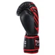 Перчатки боксерские кожаные Twins Special 5058 на липучке размер 14 унций Black-Red - изображение 4
