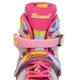 Роликовые коньки с комплектом защиты Banwei 230 размер 31-34 Pink-Multicolor - изображение 8