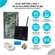 4G інтернет комплект WiFi роутер OLAX AX9 PRO з АКБ + антена Мілітарі Maxi MIMO 22 Дб 824-960-2700 МГц - зображення 1