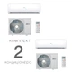 Комплект 2 шт. Haier Кондиціонер HEC HEC-07QC оn/оff - изображение 1
