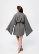 Кимоно Pretty из муслина короткое серое One size - изображение 4